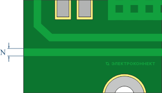 Ширина проводника печатной платы
